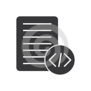 Programming Coding Icon - Document File Icon