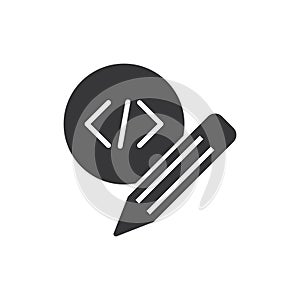 Programming Coding Icon - Edit Icon
