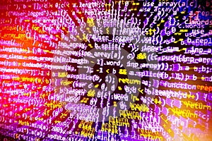 Programming coding source code screen.
