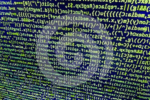 Programming coding source code screen.