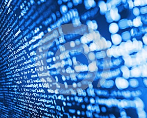 Programming coding source code screen.