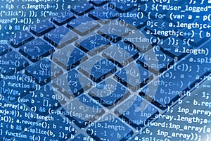 Programming coding source code screen.