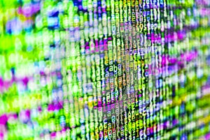 Programming coding source code screen.