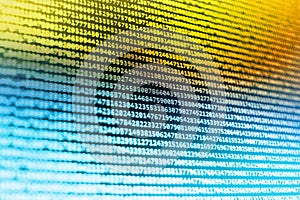 Programming coding source code screen.