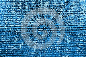 Programming coding source code screen.