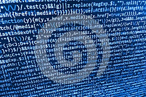 Programming coding source code screen.