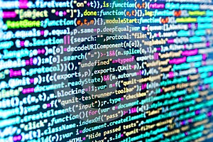 Programming coding source code screen.