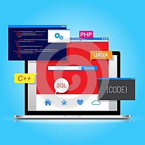 Programming and coding, web design