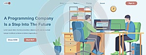 Programming Company Is a Step Into The Future web banner