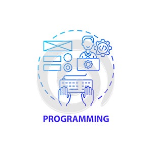 Programming concept icon
