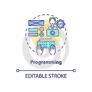 Programming concept icon