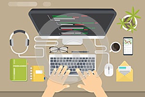 Programming concept illustration.