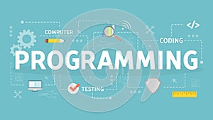 Programming concept illustration.