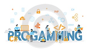 Programming concept illustration.