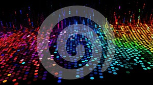 programming dot tech background