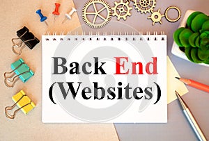 Programming of Internet website. Developer occupation work photo. Webdesigner Workstation. WWW software development