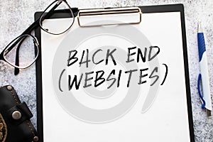 Programming of Internet website. Developer occupation work photo. Webdesigner Workstation