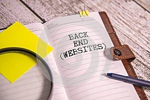 Programming of Internet website. Developer occupation work photo. Webdesigner Workstation.