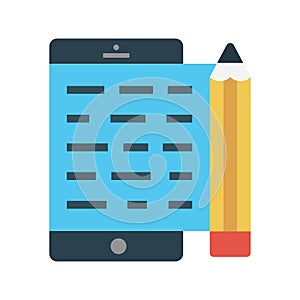 Programming reception  vector flat icon