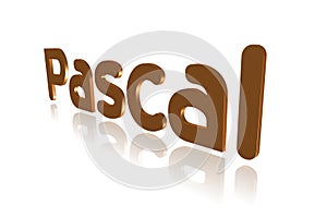 Programming Term - Pascal - High-level Programming Language - 3D image