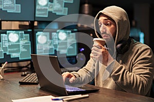 IT programming thief hacking computer system