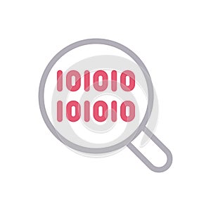 Programming  vector color line icon