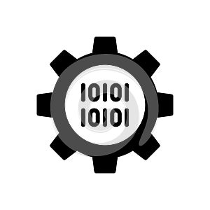 Programming vector color line icon