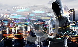 Programming and virus concept