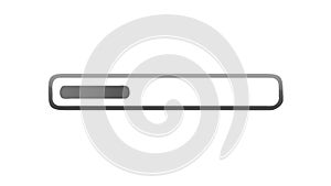 Progress Bar Icon for Loading and Status Indicators, vector design Generative AI