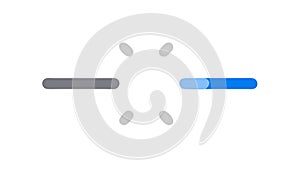 Progress Bar Icon, Representing Loading or Status, vector design Generative AI