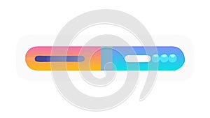 Progress Bar Indicator, Loading Status Completion, vector design Generative AI