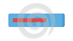 Progress Bar Loading Icon, Data Status Indicator, vector design Generative AI