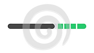 Progress Bar Loading Indicator Icon Vector, vector design Generative AI