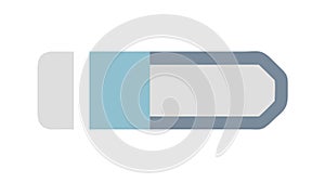 Progress Bar Loading Indicator Icon, vector design Generative AI