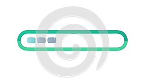 Progress Bar Loading Indicator Vector Icon, vector design Generative AI