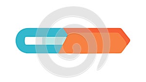 Progress Bar Loading Status Indicator, vector design Generative AI