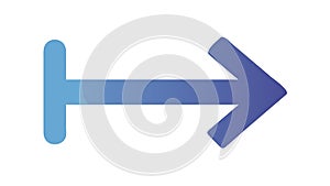 Progress Bar Right Arrow Interface Element, vector design Generative AI