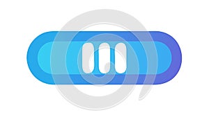 Progress Bar Slider Interface Element for UI UX, vector design Generative AI