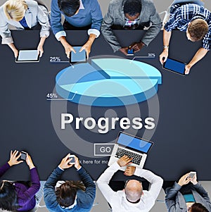 Progress Development Improvement Advancement Concept