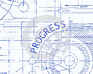 Progress Graph Paper Machine