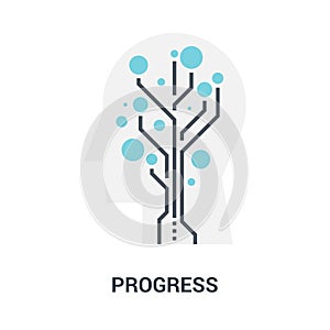 Progress icon concept