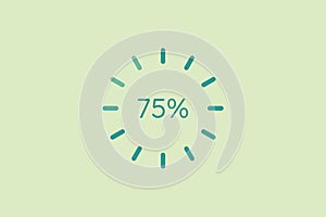 Progress icon. icon related to UI elements. suitable for web site, app, user interfaces,element, printable etc. line icon style.