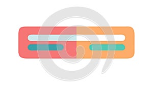 Progress Loading Bar Indicator, Vector Design Generative AI