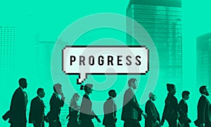 Progress Progression Progressive Development Concept