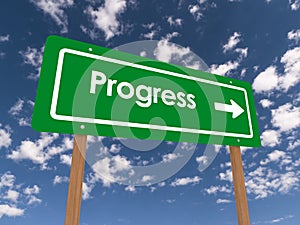 Progress sign