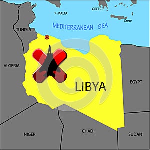 Prohibition of flights over Libya