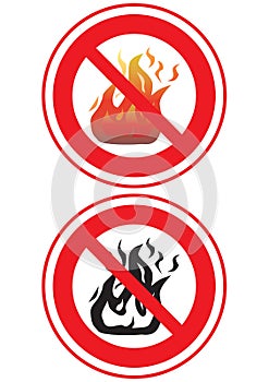 Prohibition to make fire