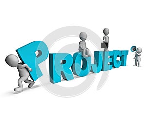 Project Characters Show Venture Projects And Tasks