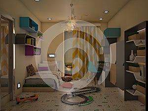 Project of childre`s bedroom