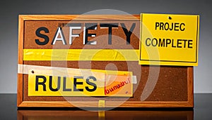 Project Complete - Workplace Safety Rules Board
